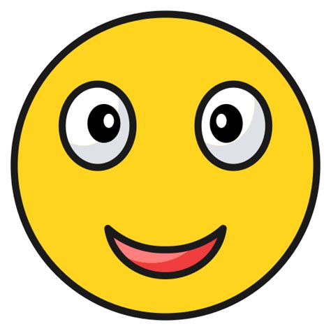 Emoji Emoticon Happy Satisfied Smile Icon Free Download