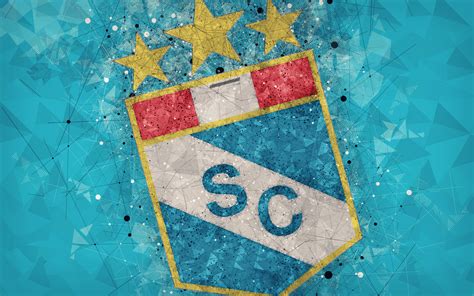 Club Sporting Cristal, 4k, Geometric Art, Logo, Peruvian - Sporting Cristal Background 