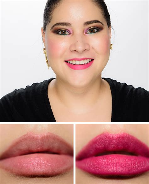 Mac Sexy But Sweet Stay Curious Velvet Punch Powder Kiss Lipsticks Reviews And Swatches