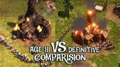 Age Of Empires Iii Vs Definitive Edition Gameplay Graphics