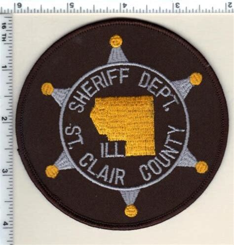 St Clair County Sheriff Dept Illinois 2nd Issue Shoulder Patch Ebay
