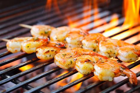 Grilled Seafood Skewers Marinades How Tos And More