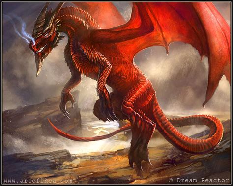 On Deviantart Red Dragon