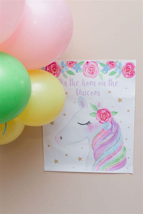 This Adorable Unicorn Party Game Printable Is Perfect For Your Childs