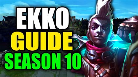 Season 10 Ekko Gameplay Guide Best Ekko Build Runes Playstyle