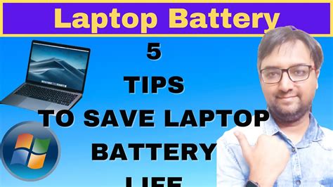 5 Tips To Save Laptop Battery Life Increase Laptop Battery Life Youtube