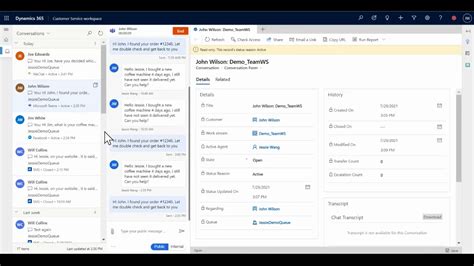Dynamics 365 Customer Service Agent Workspace Inbox View Youtube