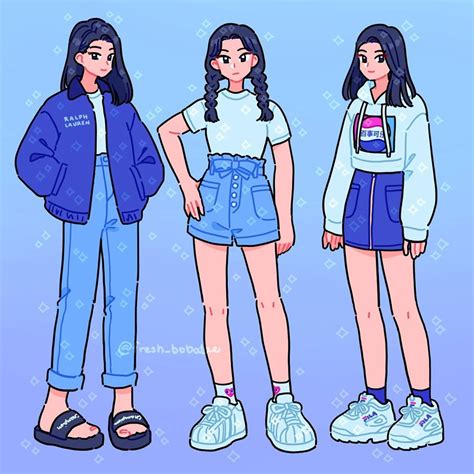 60 Aesthetic Outfits To Draw Caca Doresde