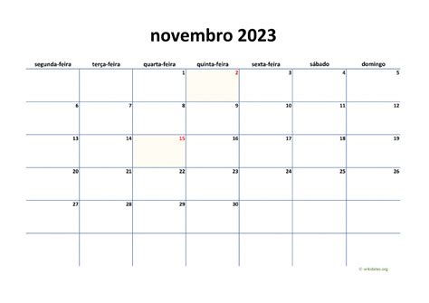 Calendário De Novembro De 2023 Para Imprimir 56sd Michel Mobile Legends