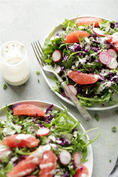 Winter Bliss Salad With Tahini Chia Seed Dressing Nutritional Foodie