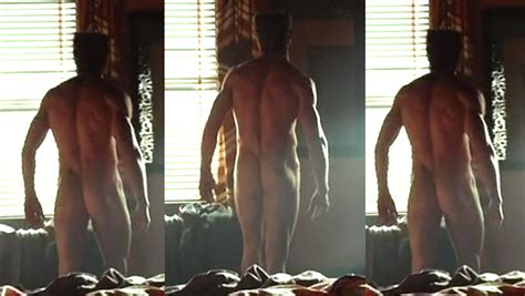 Hugh Jackman Shows Bare Butt Naked Male Celebrities