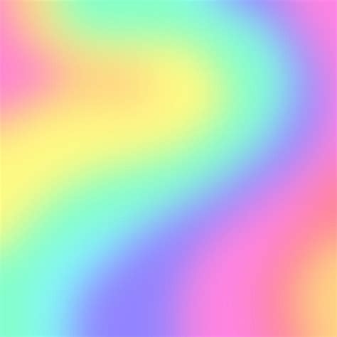 Pastel Curvy Rainbow Gradient Digital Art By Kelsey Lovelle