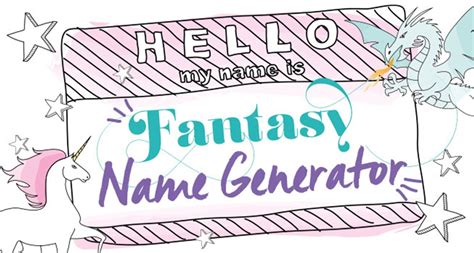 Fantasy Name Generator Total Girl