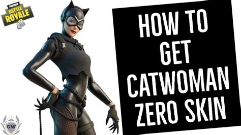 How To Get Catwoman Zero Skin In Fortnite New Fortnite Catwoman Zero