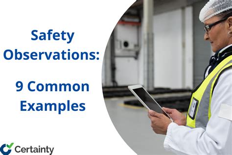 Safety Observation Card Examples Printable Cards