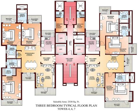 Amazing Finest Floor Plans Apartments Penthouses Villa Jhmrad 132563