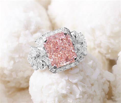 Rare Fancy Vivid Pink Diamond Ring Auctioned For 77 Million Fancy