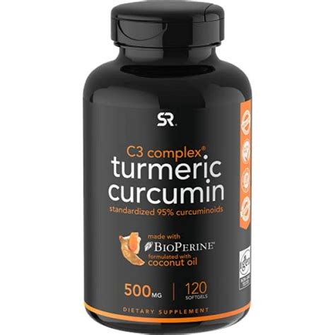 Turmeric Curcumin C3 Complex 500mg Enhanced With Black Pepper