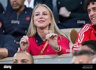 París, Francia. 27th de mayo de 2022. Ivana Nedved, la novia de Sebastian Korda en los stands ...