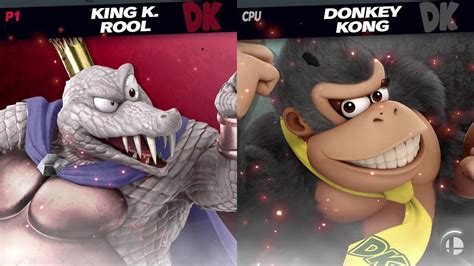 King K Rool Vs Donkey Kong Super Smash Bros Ultimate 1080p60fps