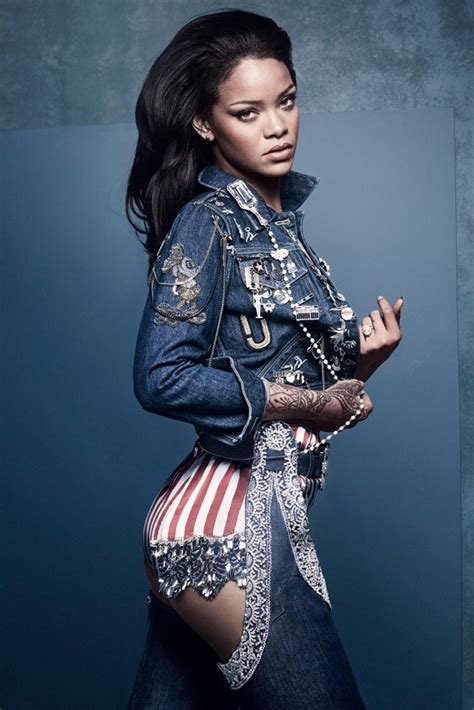 Rihanna enjoyed a break from her 'diamonds'. Rihanna's 'Denim Desserts' Limited Edition Shoes with ...