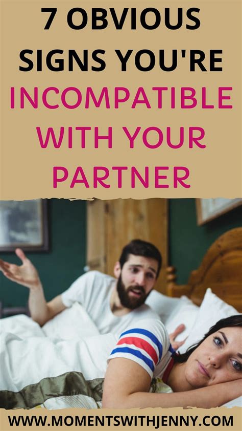7 Obvious Signs Youre Not Compatible With Your Partner Best Relationship Advice Healthy