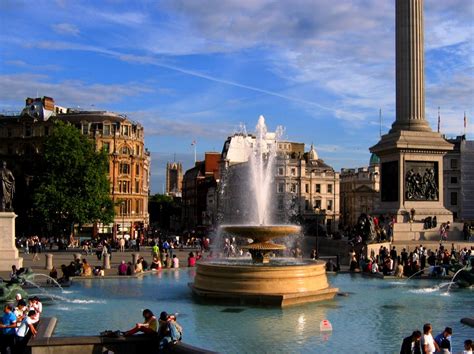 The japanese government, for example, has relied on persuasion to get its citizens to voluntarily raise. Trafalgar Square in London on a Sunday Afternoon