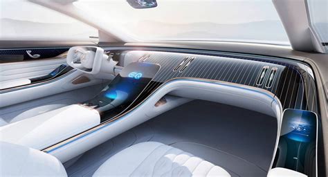 New Mercedes Benz Eqs Study Reveals Futuristic Lounge Like Interior