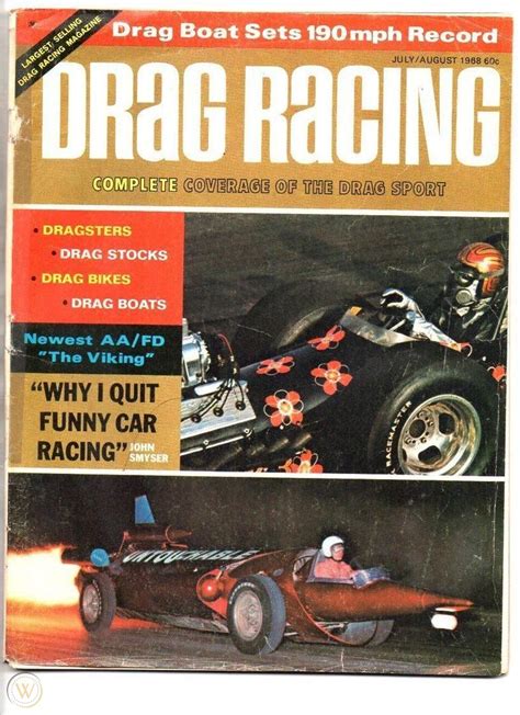 Drag Racing July 1968 Dodge Scrapbook Drag Boats Diggers Drag Racing
