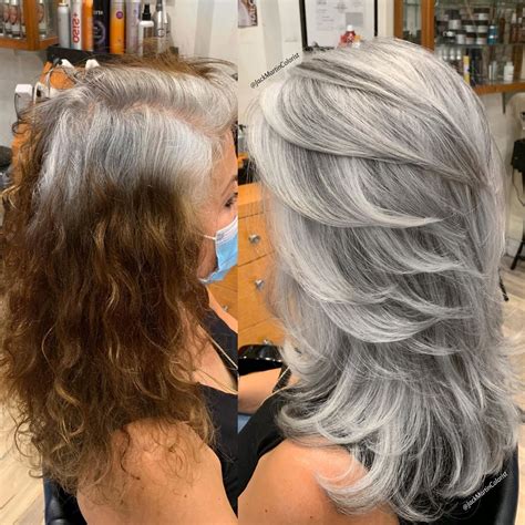 Is Long Grey Hair Aging 25mmcreamecocoil41recycledspiraguide