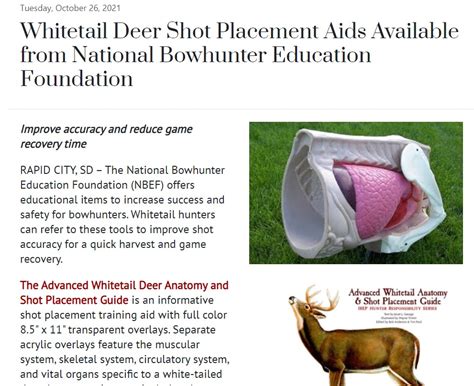 National Bowhunter Education Foundation Offers Educational Items To
