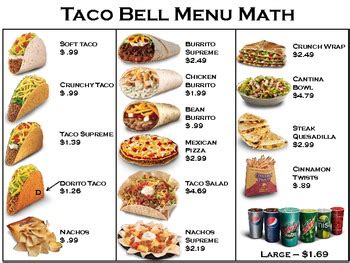 Our printable math worksheets help kids develop math skills in a simple and fun way. Taco Restaurant Menu Math by Empowered By THEM | TpT