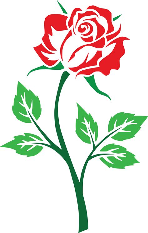 Red Rose Svg Dxf Rose Clipart Rose Png Roses Svg Flower Svg Rose