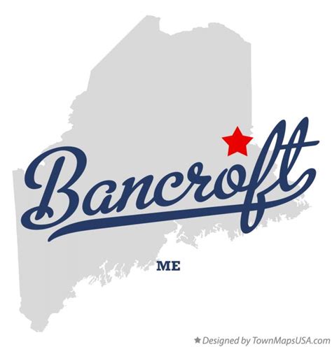 Map Of Bancroft Me Maine