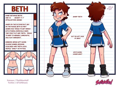 Beth Ref Sheet By The Other Half On Newgrounds