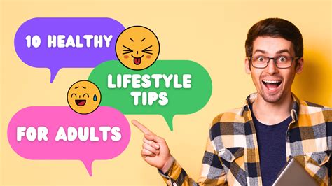 10 Healthy Lifestyle Tips For Adults Story Teller