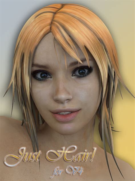 Just Hair For V4 Poser Daz Indream