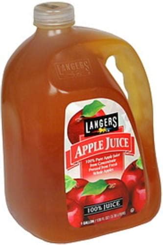 Langers Apple Juice 128 Oz Nutrition Information Innit