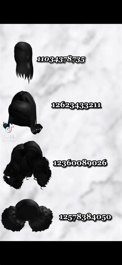 Roblox Hair 😅 In 2023 Black Hair Roblox Coding Clothes Roblox Codes