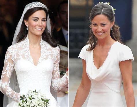 Kate Middleton V Pippa Middletons Weddings Royal Galleries Pics