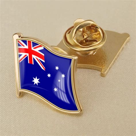 Australia Single Flag Lapel Pins In Brooches From Jewelry And Accessories