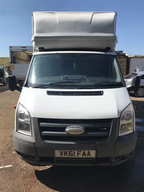 2011 FORD TRANSIT Luton Van With Tail Lift Spares Or Repair With MOT