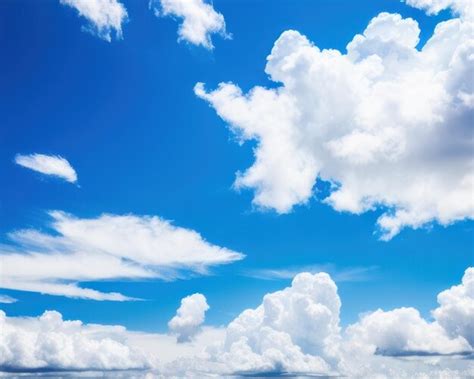 Premium Ai Image A Blue Sky With Clouds