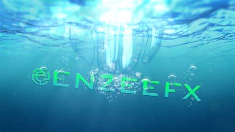 108 Underwater Logo Reveal Intro Template Enzeefx