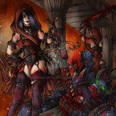 warhammer sisters of battle repentia by yinzarts on deviantart