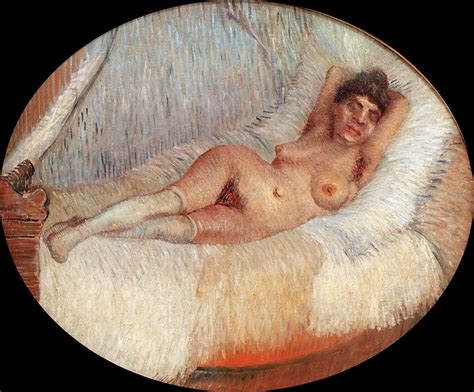 Nude Woman On A Bed Vincent Van Gogh