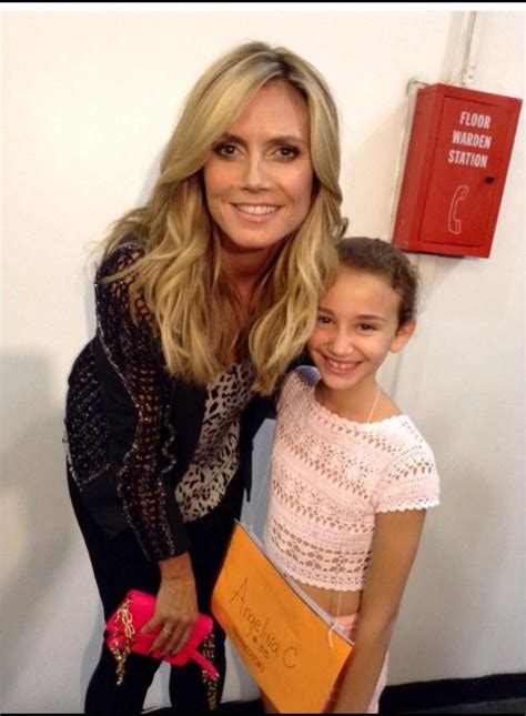 Supermodels Heidi Klum And Angelina Porcelli Petit Parade Vote Then Be