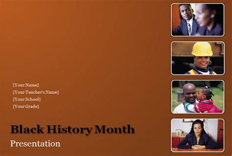 Black History Month Powerpoint Templates Download Fieldfasr