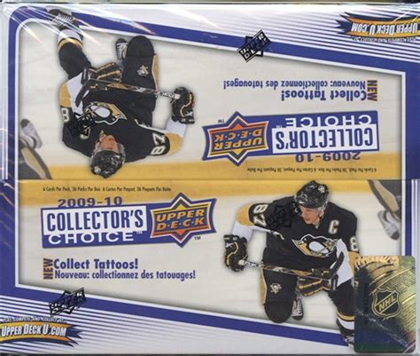 2009 10 Upper Deck Collector S Choice Hockey Hobby Box Da Card World