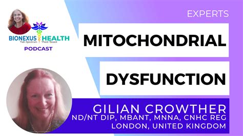 Mitochondrial Dysfunction With Gilian Crowther Bionexus Health
